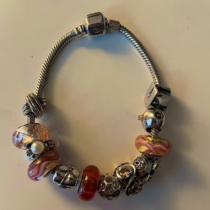 Chamilia Bracelet with 12 Charms